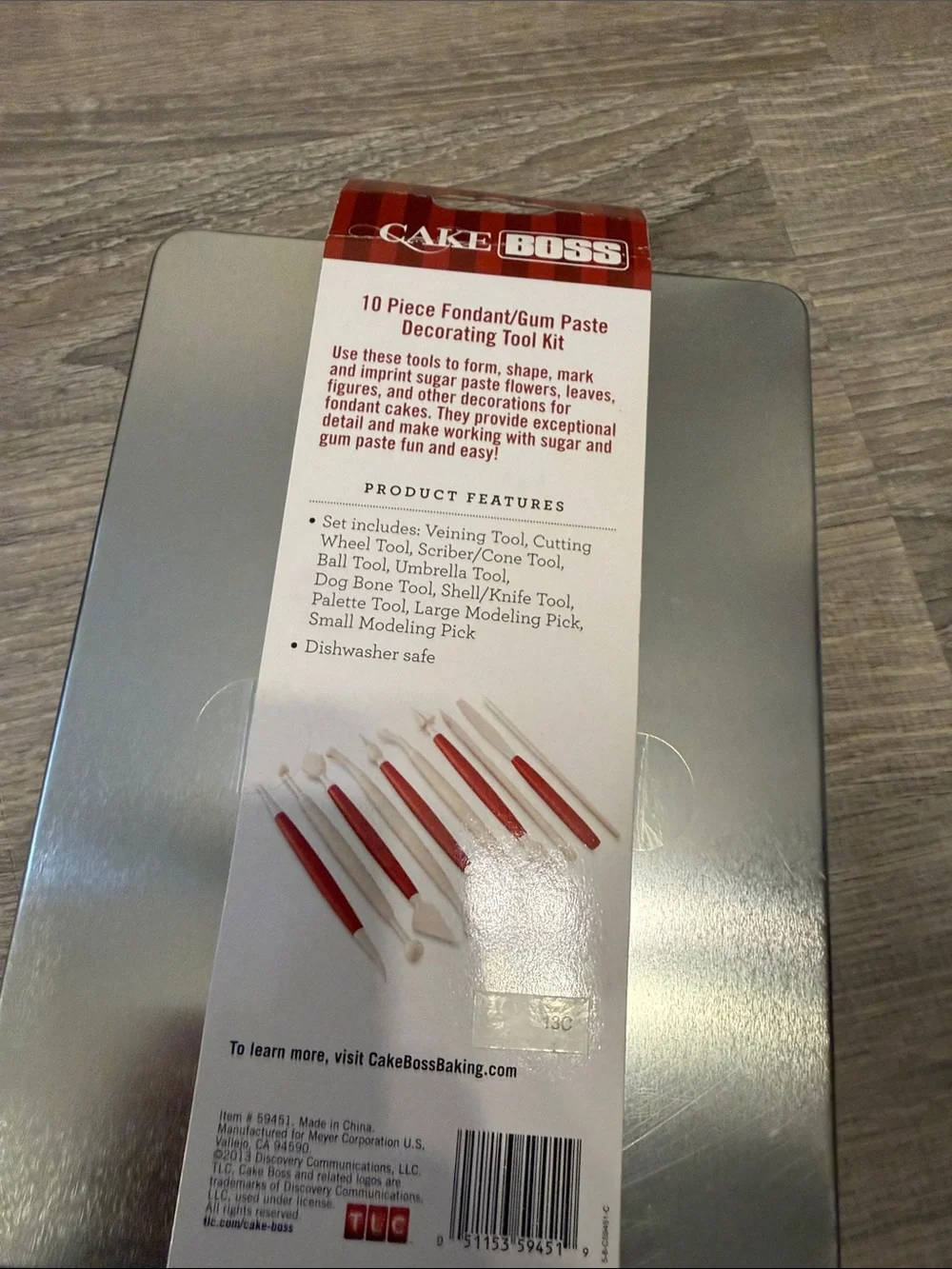 NWT Cake Boss 10 Piece Fondant Decorating Tool Kit